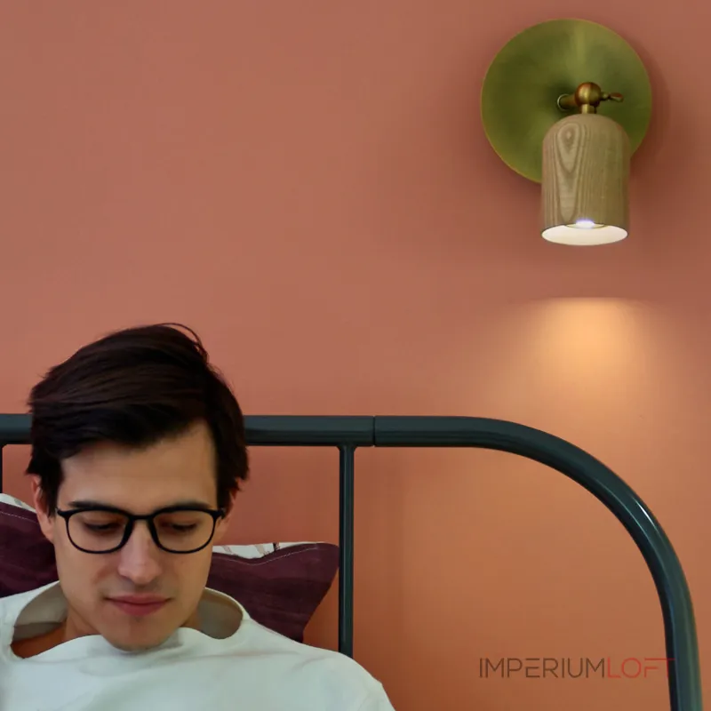 Бра PORI Dark wood от ImperiumLoft