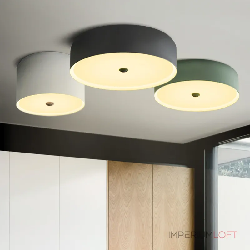 Потолочный светильник CYLINDER C White от ImperiumLoft