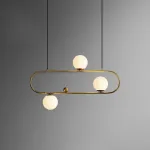 Подвесной реечный светильник HOOP L90 Bronze от ImperiumLoft