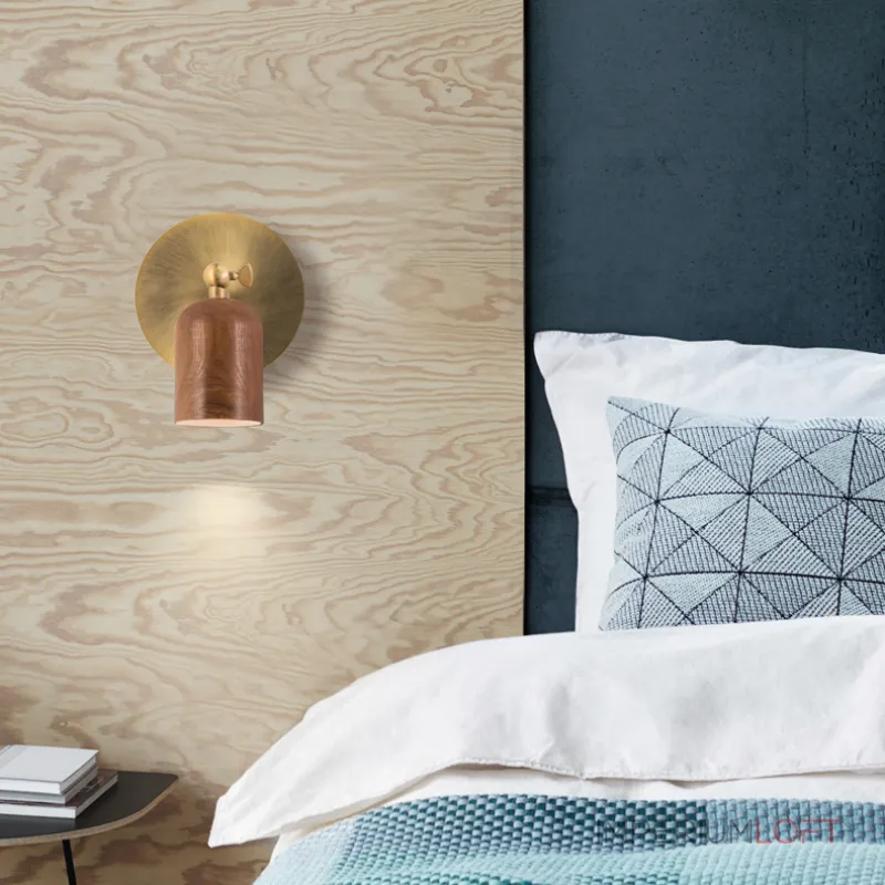 Бра PORI Dark wood от ImperiumLoft