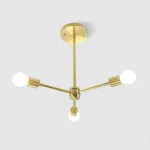 Люстра на штанге SPUTNIK D45 Gold от ImperiumLoft