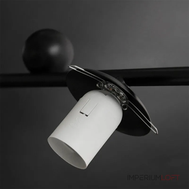 Подвесной реечный светильник HOOP L90 Bronze от ImperiumLoft Подвесной реечный светильник HOOP L90 Bronze от ImperiumLoft