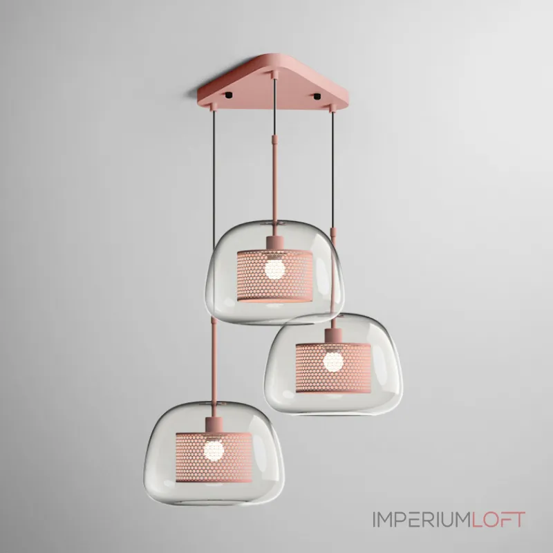 Подвесной светильник CATCH TRIO ROSE от ImperiumLoft Подвесной светильник CATCH TRIO ROSE от ImperiumLoft