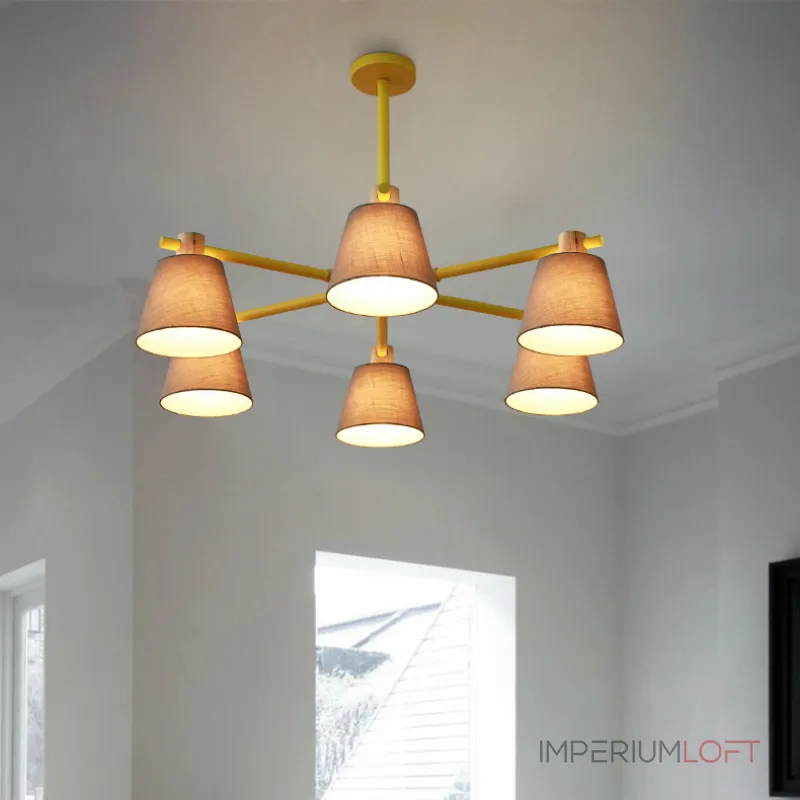 Люстра на штанге NATURA A GREEN 8 Люстра на штанге NATURA A GREEN 8