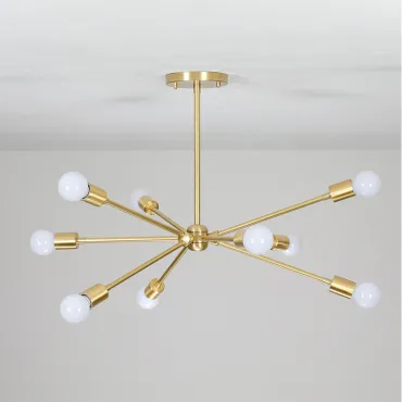 Люстра на штанге SPUTNIK D75 Gold
