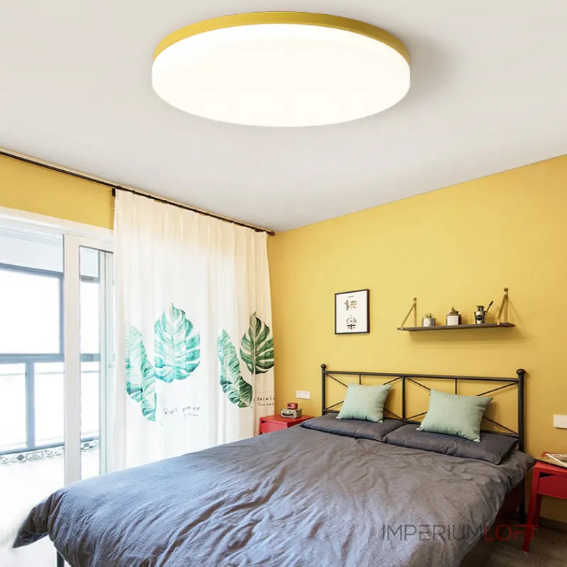 Потолочный светильник DISC HALF D26 White от ImperiumLoft