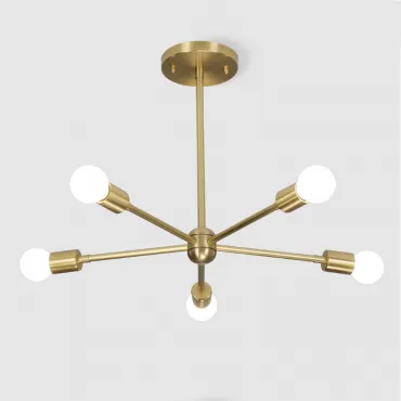 Люстра на штанге SPUTNIK D55 Gold