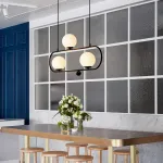 Подвесной реечный светильник HOOP L90 Bronze от ImperiumLoft