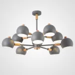 Люстра на штанге SVEN 10 lamps Grey от ImperiumLoft