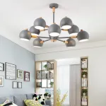 Люстра на штанге SVEN 8 lamps Green от ImperiumLoft
