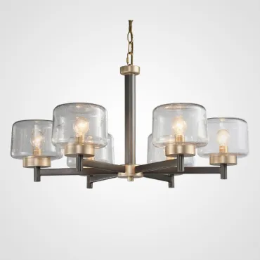 Подвесная люстра POT D70 6 lamps Transparent