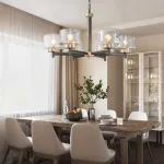 Подвесная люстра POT D70 6 lamps Transparent от ImperiumLoft