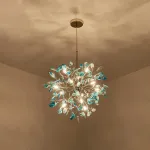 Люстра на штанге AGATE 8 Blue 18 от ImperiumLoft