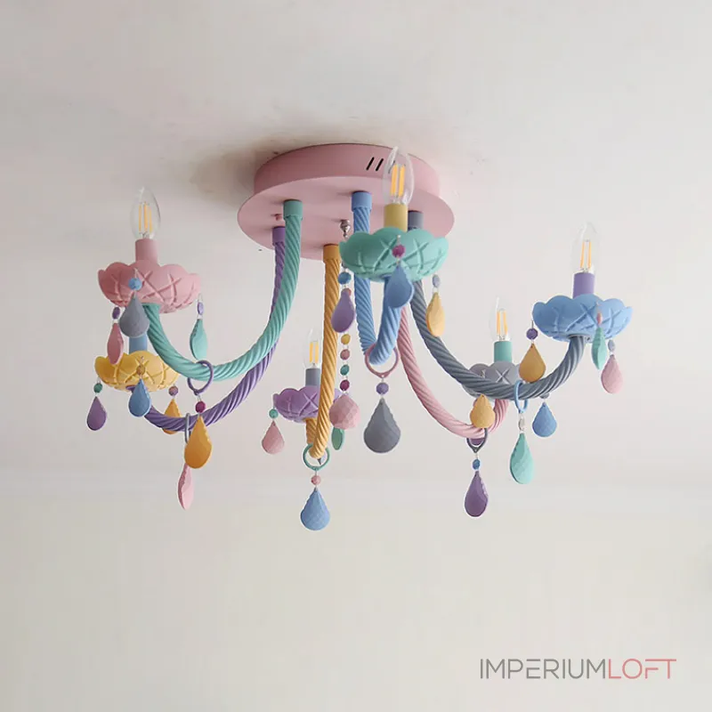 Потолочная люстра RAINBOW SHORT 6 lamps от ImperiumLoft Потолочная люстра RAINBOW SHORT 6 lamps от ImperiumLoft