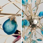 Люстра на штанге AGATE 8 Blue 18 от ImperiumLoft