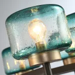 Подвесная люстра POT D70 6 lamps Transparent от ImperiumLoft