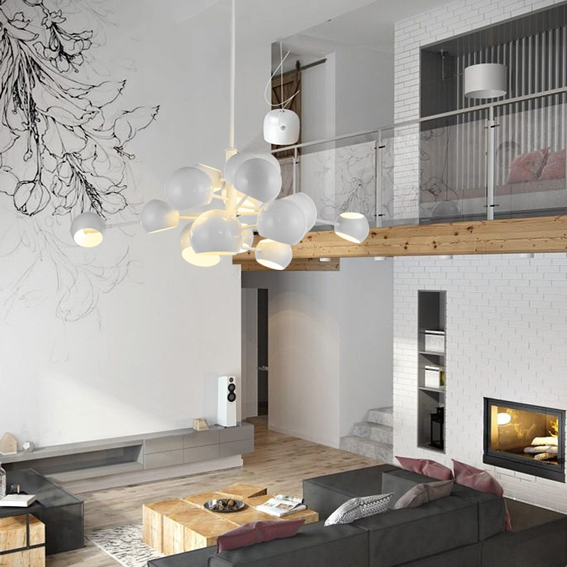 Люстра на штанге Kopra Burst L15 Black