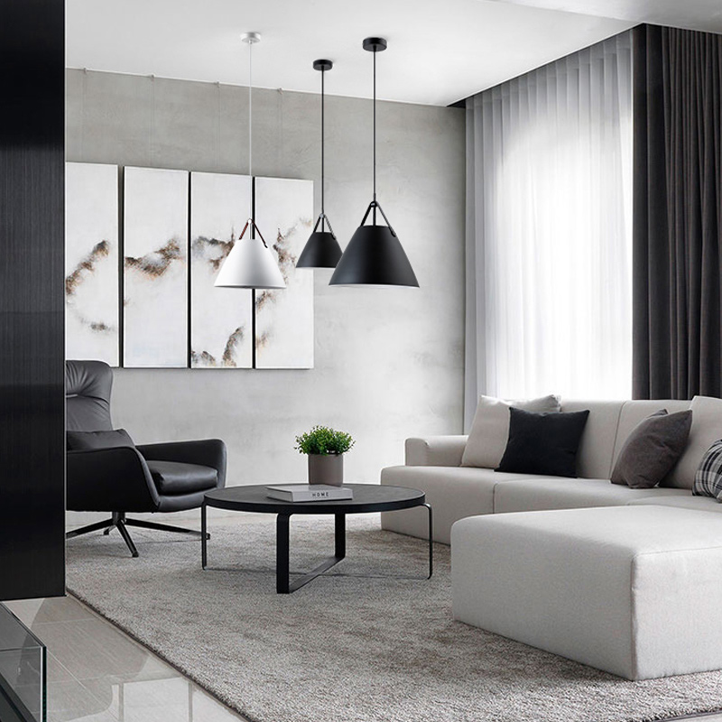 Подвесной светильник Strap D26 Grey от ImperiumLoft