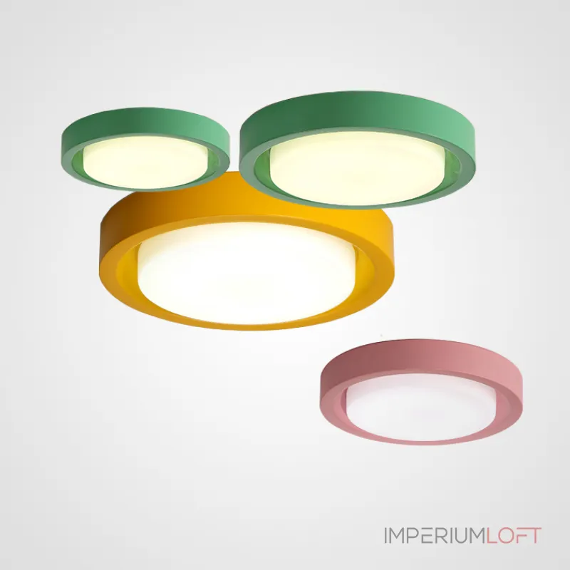 Потолочный светильник BUTTON D28 Grey от ImperiumLoft