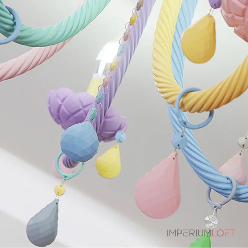 Потолочная люстра RAINBOW SHORT 6 lamps от ImperiumLoft Потолочная люстра RAINBOW SHORT 6 lamps от ImperiumLoft