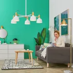 Люстра на штанге VINLAND CH D92 White от ImperiumLoft