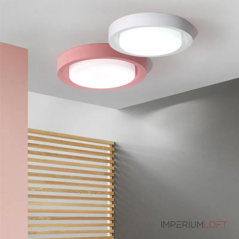 Потолочный светильник BUTTON D28 Grey от ImperiumLoft