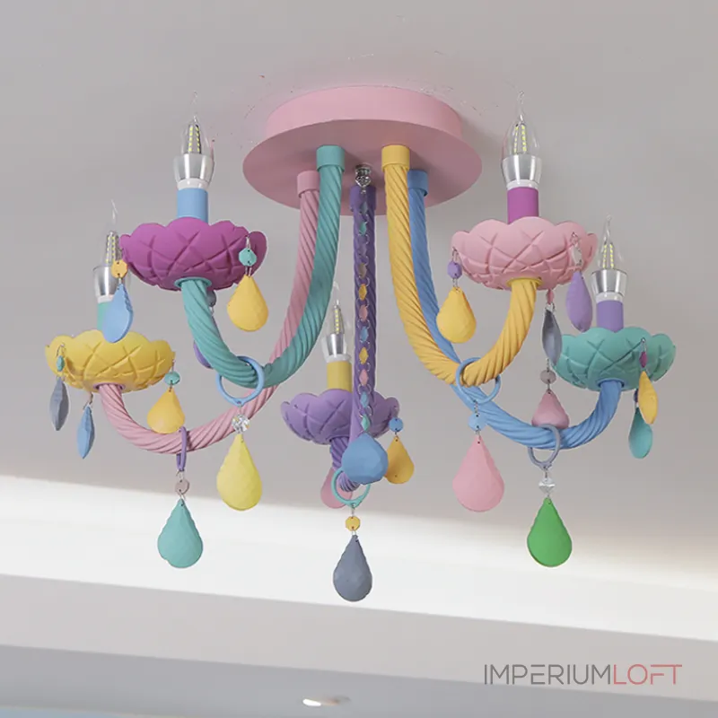 Потолочная люстра RAINBOW SHORT 6 lamps от ImperiumLoft Потолочная люстра RAINBOW SHORT 6 lamps от ImperiumLoft