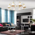 Люстра на штанге VINLAND CH D92 White от ImperiumLoft