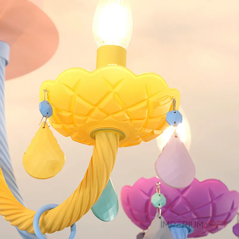 Потолочная люстра RAINBOW SHORT 6 lamps от ImperiumLoft Потолочная люстра RAINBOW SHORT 6 lamps от ImperiumLoft
