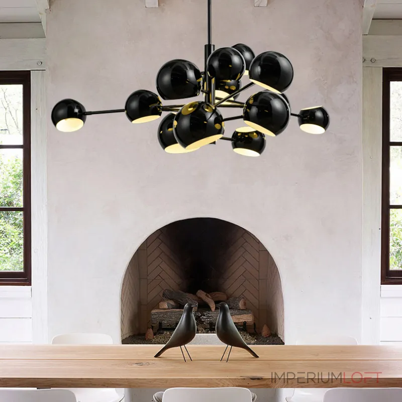 Люстра на штанге Kopra Burst L15 Black