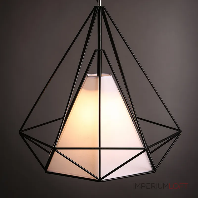 Подвесной светильник The Diamond Chandelier Kevin Reilly 1 D28 Черный от ImperiumLoft