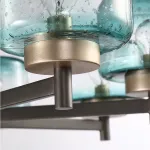 Подвесная люстра POT D70 6 lamps Transparent от ImperiumLoft