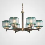 Подвесная люстра POT D70 6 lamps Blue от ImperiumLoft