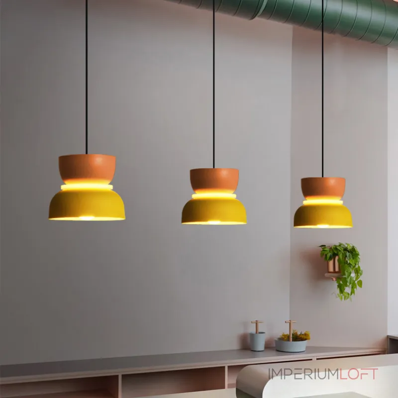 Подвесной светильник ILO D18,5 yellow/pink от ImperiumLoft