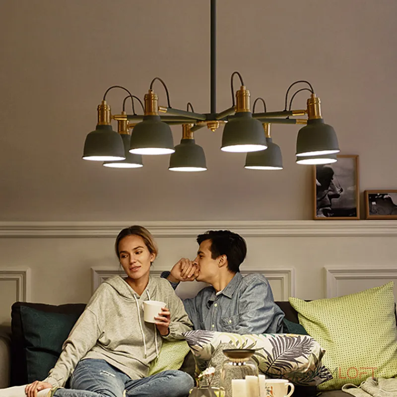 Люстра на штанге VINLAND CH D92 White от ImperiumLoft