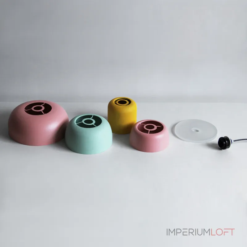 Подвесной светильник ILO D18,5 yellow/pink от ImperiumLoft