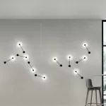 Бра Via Pin Wall L29,5 White от ImperiumLoft