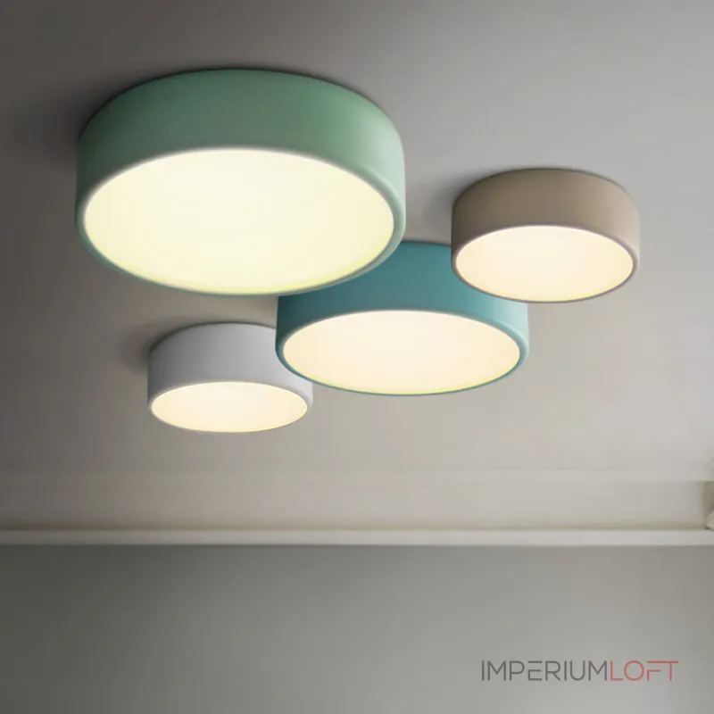 Потолочный светильник CYLINDER B D60 Green от ImperiumLoft
