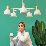 Люстра на штанге VINLAND CH D92 White от ImperiumLoft