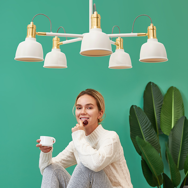 Люстра на штанге VINLAND CH D92 White от ImperiumLoft