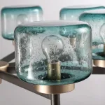 Подвесная люстра POT D70 6 lamps Transparent от ImperiumLoft
