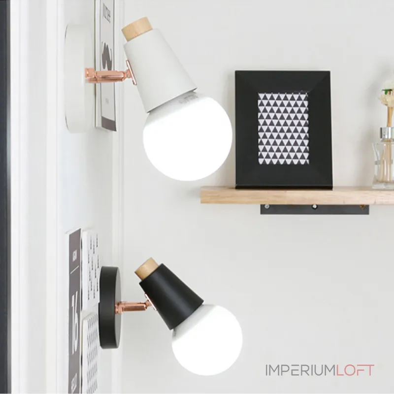 Настенный светильник ROTARY WALL Черный от ImperiumLoft