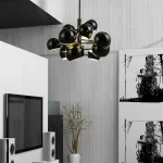 Люстра на штанге Kopra Burst L15 Black