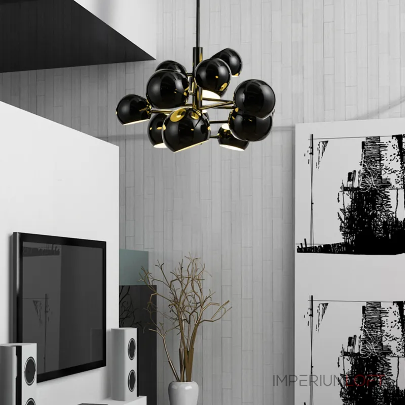 Люстра на штанге Kopra Burst L15 Black