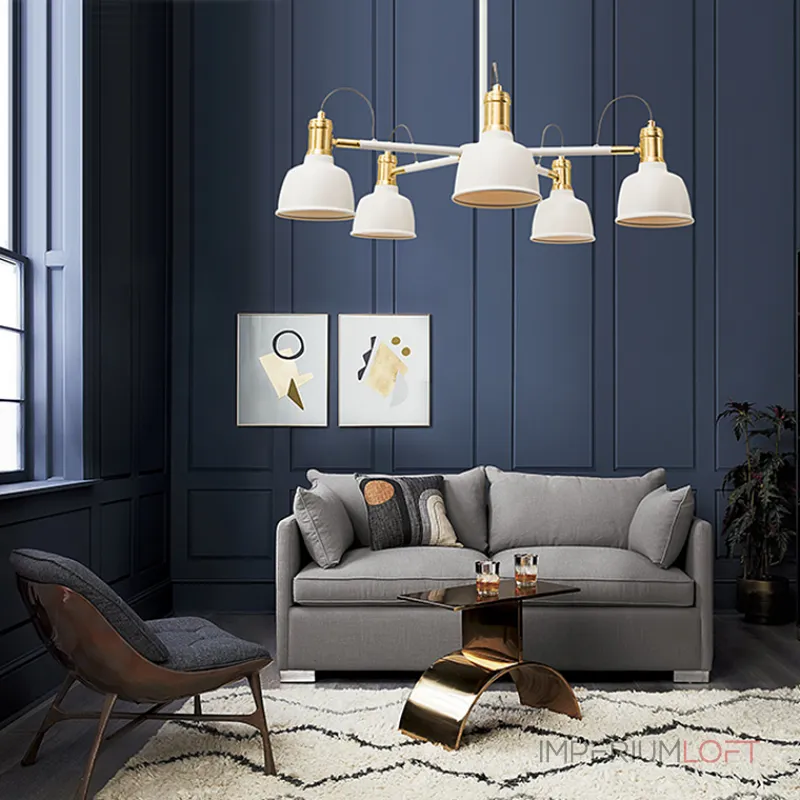 Люстра на штанге VINLAND CH D92 White от ImperiumLoft