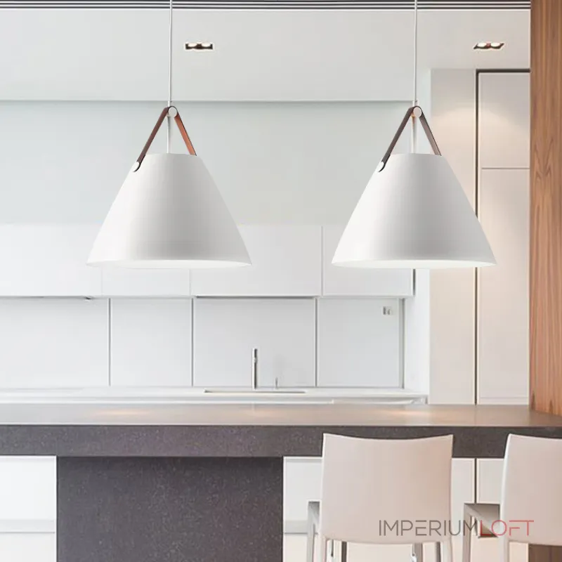 Подвесной светильник Strap D26 Grey от ImperiumLoft