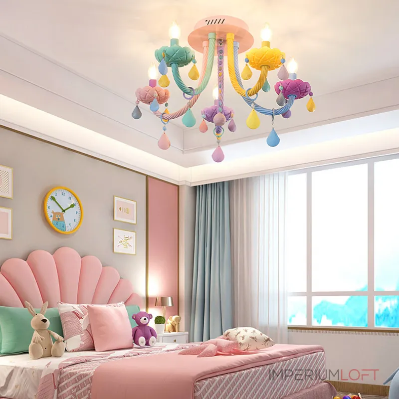 Потолочная люстра RAINBOW SHORT 6 lamps от ImperiumLoft Потолочная люстра RAINBOW SHORT 6 lamps от ImperiumLoft