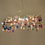 Подвесная люстра AGATE 9 D65 Multicolored от ImperiumLoft