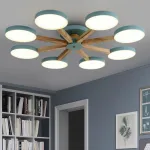 Потолочная люстра TURNA 8 Gray от ImperiumLoft