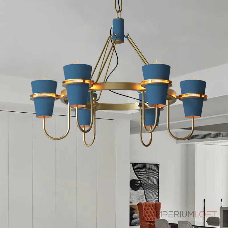 Подвесная люстра REINAR B D101 Blue от ImperiumLoft